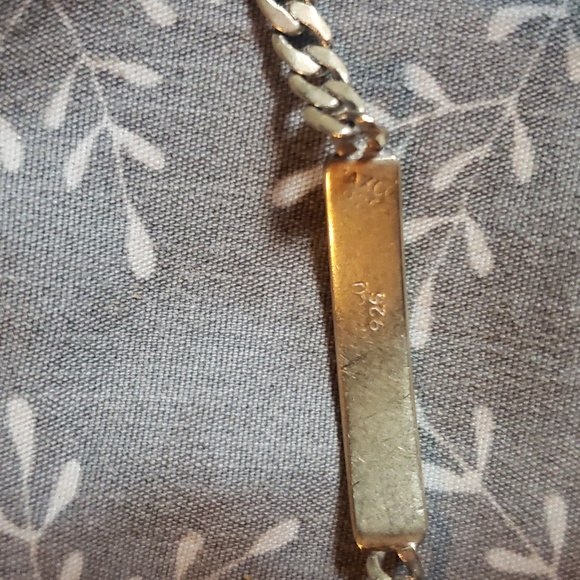 Baby/child gold plated 925 silver name bracelet - Picture 4 of 4